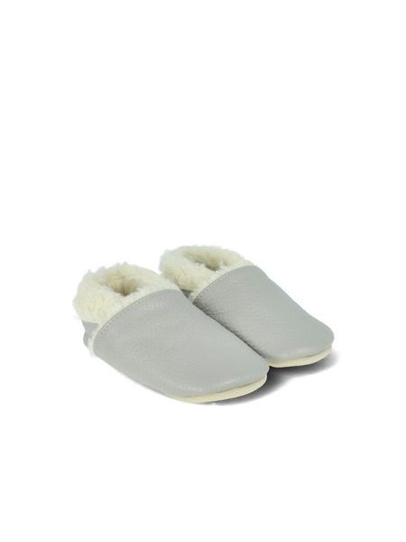 CRAVE CRAVITOS WINTER WOOL Grey | Children's Insulated Barefoot Slippers