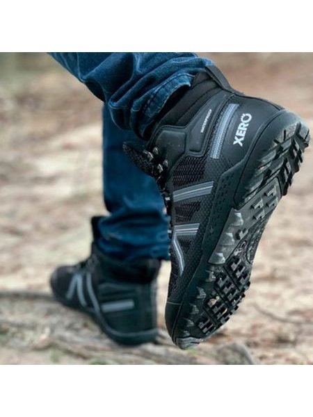 XERO SHOES XCURSION FUSION Black Titanium | Barfuß-Wanderschuhe
