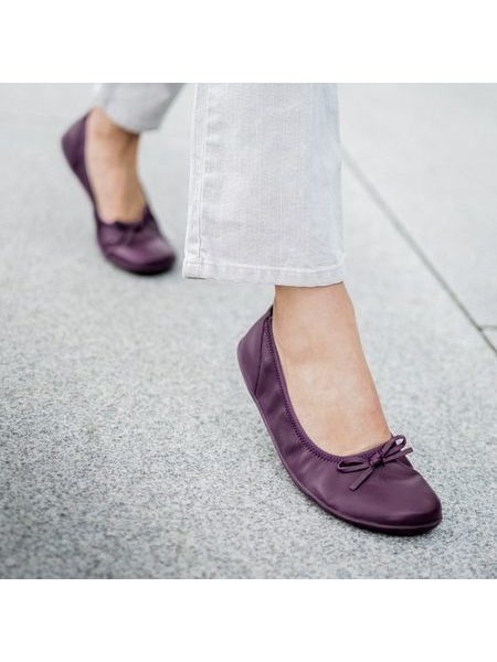 GROUNDIES RUBY 2.0 WOMEN Plum | Damen Barfuß-Ballerinas