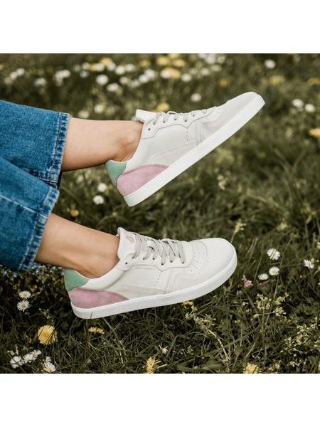 GROUNDIES NOVA GS1 WOMEN Beige Pink | Damen Barfuß-Sneaker