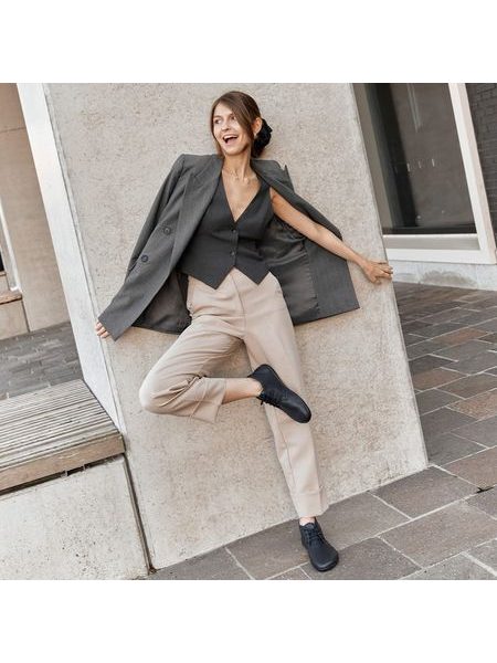 GROUNDIES MILANO Barefoot+ Black | Barefoot Knöchelschuhe