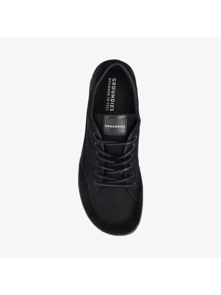 GROUNDIES AMSTERDAM MEN Black | Herren Barfußschuhe