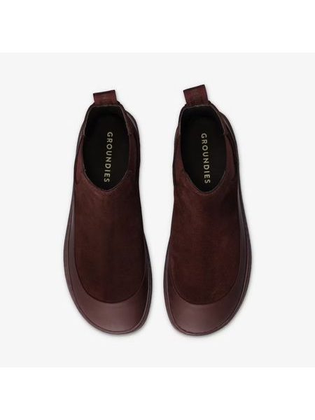 GROUNDIES SIENNA WOMEN Bordeaux | Damen Barfuß Chelsea Boots