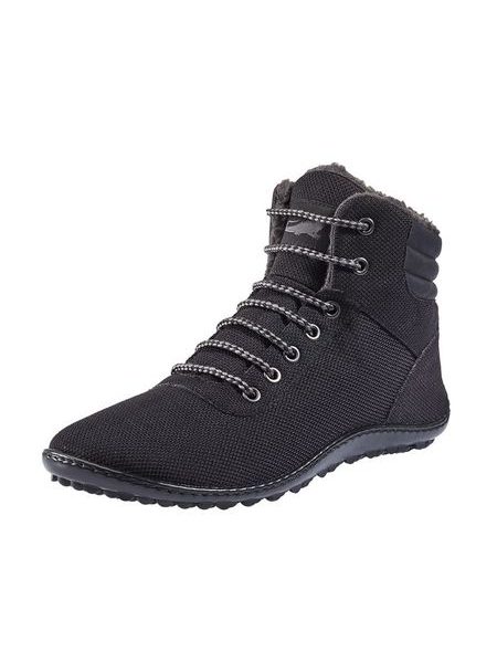 LEGUANO KOSMO Black | Insulated Ankle Barefoot Boots
