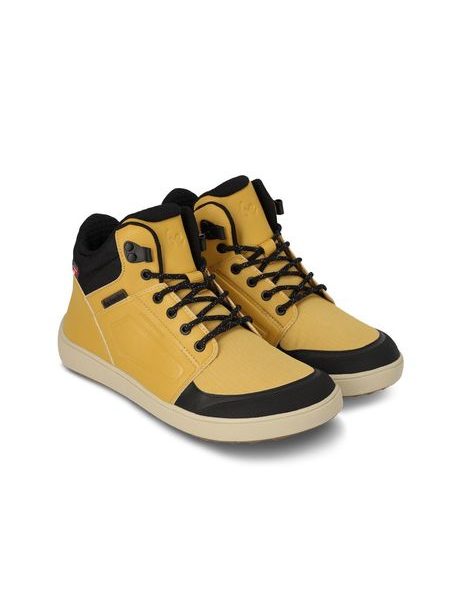 BE LENKA WINTER KNÖCHELSCHUHE ArcticEdge - Mustard | Winter gefütterte Barfußschuhe