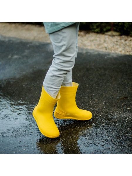 CRAVE MONSOON Yellow | Children's Barefoot Wellies