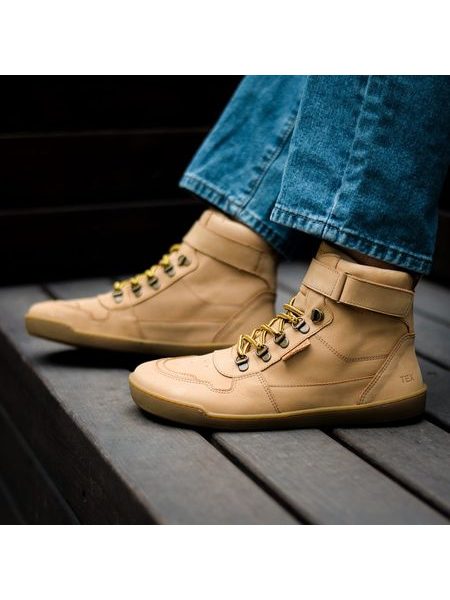 CRAVE GLASGOW 3.0 Cognac | Knöchelhohe Barfußschuhe