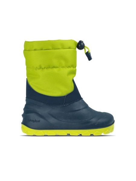 CRAVE SNOWSTORM Navy/Lime | Children's Winter Insulated Boots