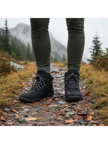 GROUNDIES PORTLAND Black | Barefoot Wanderschuhe