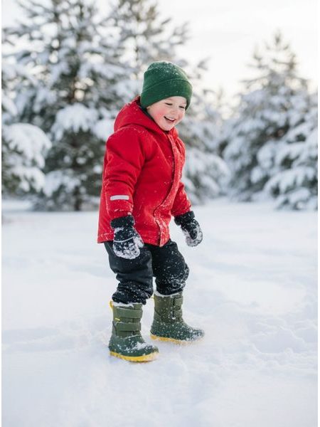 CRAVE BLIZZARD Green | Children's Winter Insulated Boots