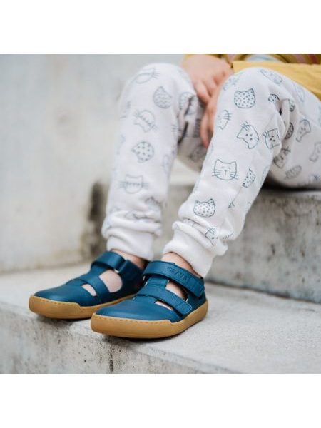 CRAVE SHELLWOOD 2.0 Navy | Children's Barefoot Sandals