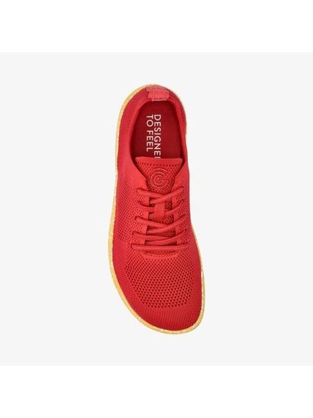 GROUNDIES ACTIVE KNIT WOMEN Rot | Barfuß Sportschuhe