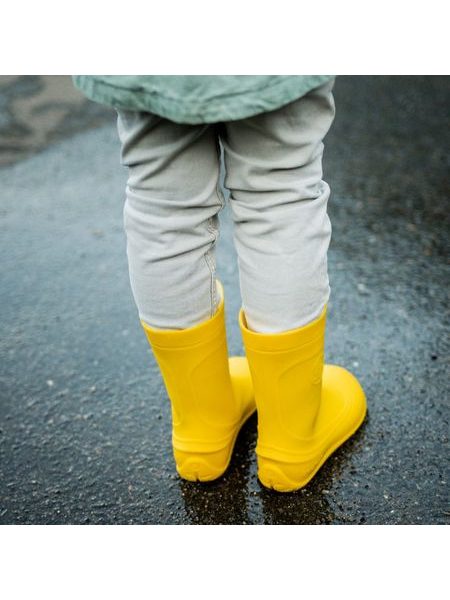 CRAVE MONSOON Yellow | Children's Barefoot Wellies