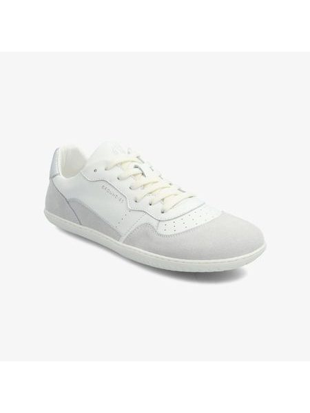GROUNDIES NOVA GO1 WOMEN White Silver | Damen Barfußschuhe