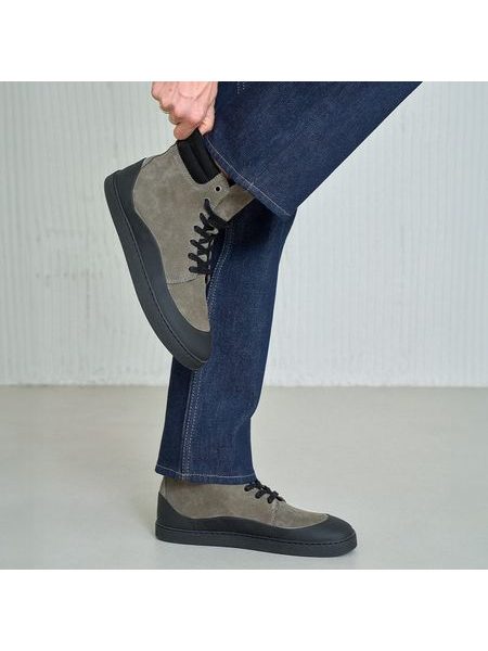 GROUNDIES TORINO Stone Black | Women's Winter Insulated Barefoot Boots