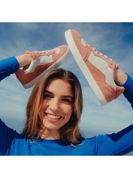 GROUNDIES NOVA Special Pink / White | Damen Sneaker