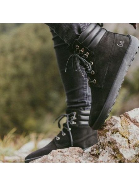 BE LENAKA NEVADA NEO All Black | Barefoot Knöchelschuhe