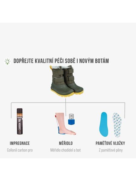 CRAVE BLIZZARD Green | Children's Winter Insulated Boots