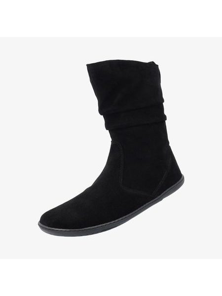 GROUNDIES ODESSA Barefoot+ Black | Damen Barfußstiefel