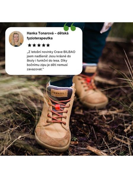 CRAVE BILBAO 2.0 Cognac | Ankle Barefoot Boots