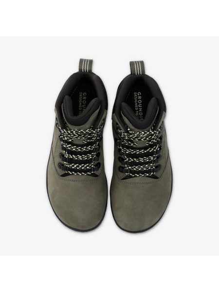 GROUNDIES PORTLAND Khaki | Barefoot Wanderstiefel