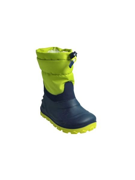 CRAVE SNOWSTORM Navy/Lime | Children's Winter Insulated Boots
