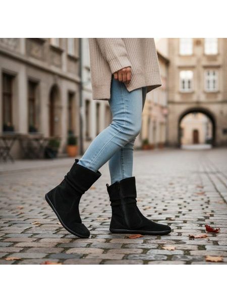 GROUNDIES ODESSA GO1 WOMEN Black | Women's Barefoot Ankle Boots