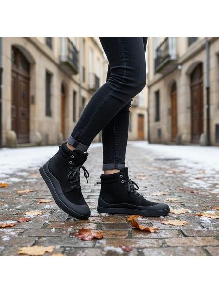 GROUNDIES TORINO Black | Women's Winter Insulated Barefoot Boots