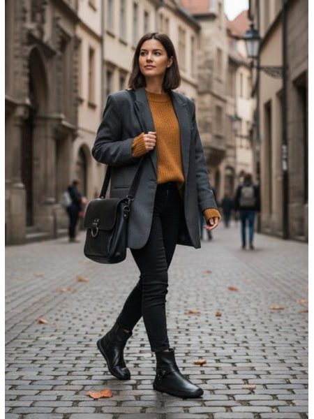 GROUNDIES PHOENIX 2.0 Black | Damen Barefoot Stiefeletten