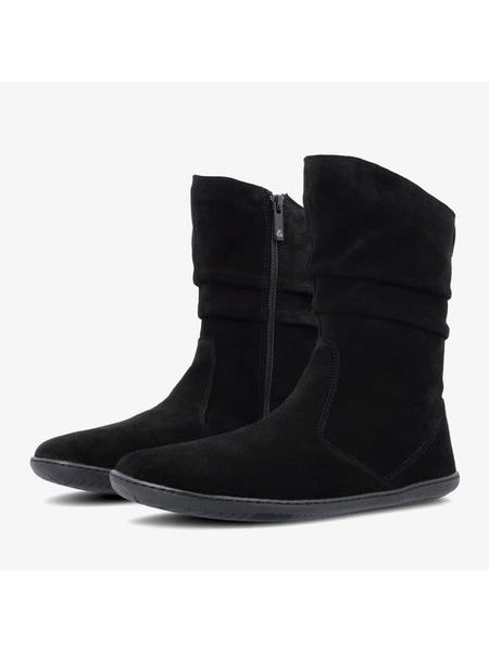 GROUNDIES ODESSA Barefoot+ Black | Damen Barfußstiefel
