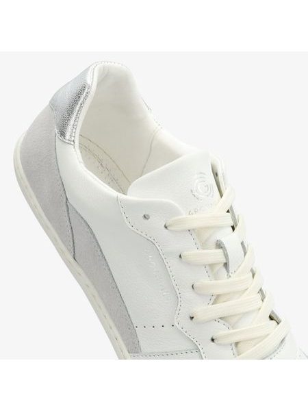 GROUNDIES NOVA GO1 WOMEN White Silver | Damen Barfußschuhe