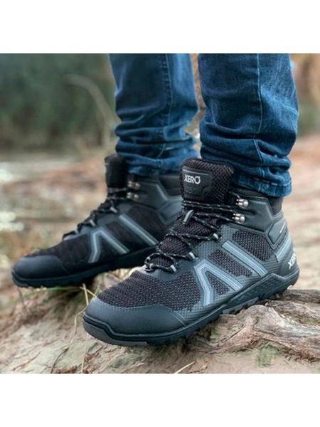 XERO SHOES XCURSION FUSION Black Titanium | Barfuß-Wanderschuhe