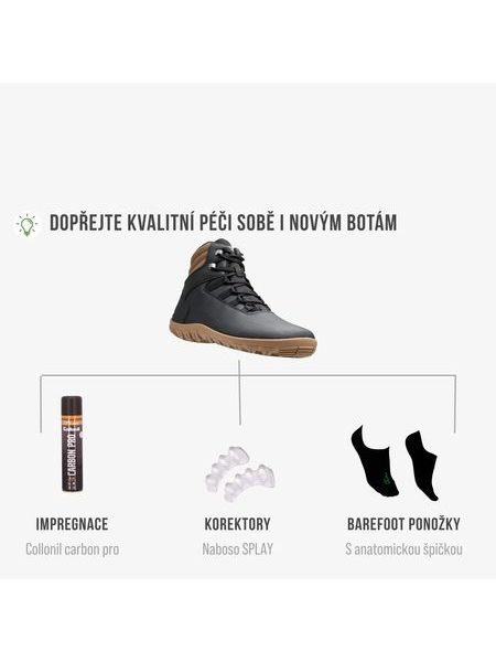 FREET ARKEN 2 Black | Barefoot Winterschuhe