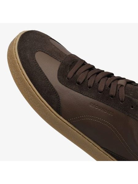 GROUNDIES PANAMA Espresso/Zebra | Damen Barfußschuhe