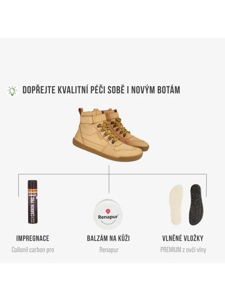 CRAVE GLASGOW 3.0 Cognac | Knöchelhohe Barfußschuhe