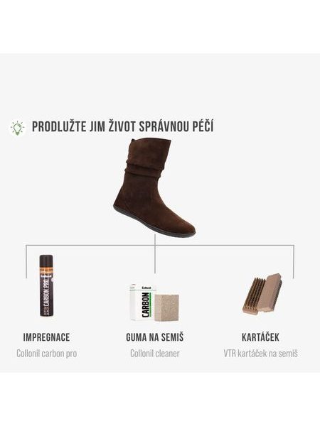 GROUNDIES ODESSA WOMEN GO1 Chocolate Brown | Women's Barefoot Boots