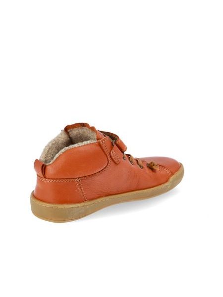 CRAVE BERGEN WINTER Cognac | Children's Winter Insulated Barefoot Boots