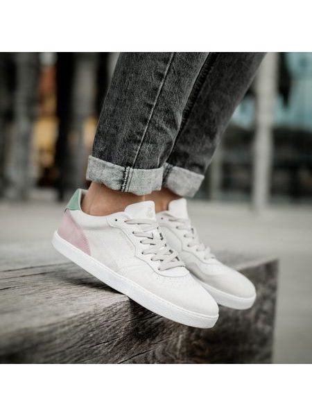 GROUNDIES NOVA GS1 WOMEN Beige Pink | Damen Barfuß-Sneaker