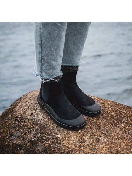 GROUNDIES SIENNA WOMEN Black | Damen Barfuß Chelsea Boots