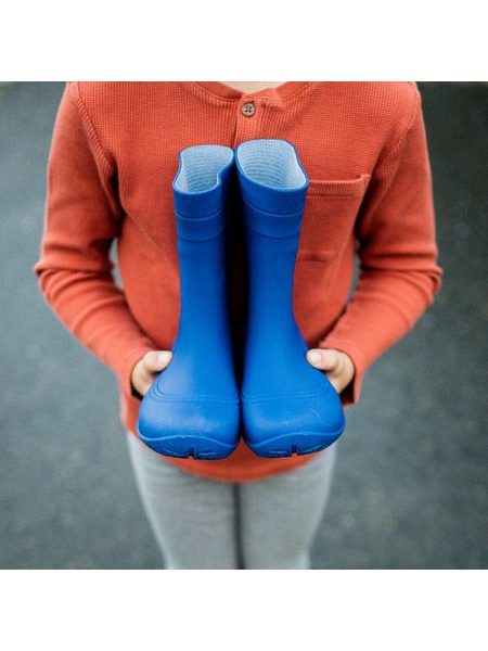 CRAVE MONSOON Blue | Children's Barefoot Wellies