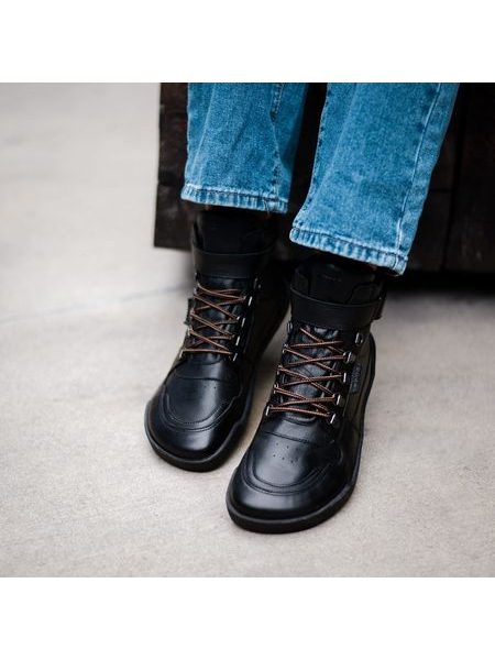 CRAVE GLASGOW 3.0 Black | Knöchelhohe Barfußschuhe