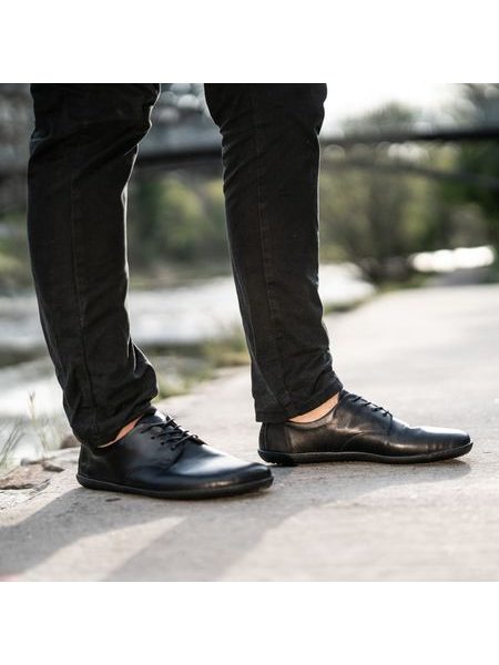 GROUNDIES PALERMO MEN Black | Herren Barfußschuhe