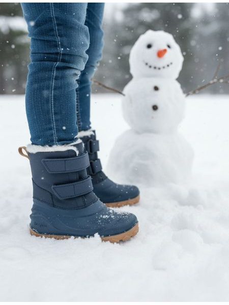 CRAVE BLIZZARD Blue | Detské zimné zateplené topánky