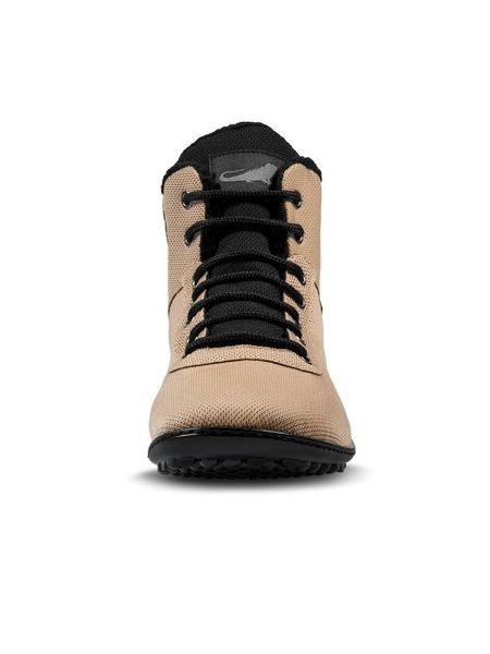 LEGUANO KOSMO Sand | Ankle-Height Insulated Barefoot Boots