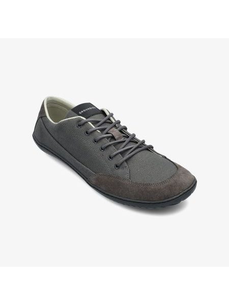 GROUNDIES AMSTERDAM MEN Dark Grey | Herren Barfußschuhe