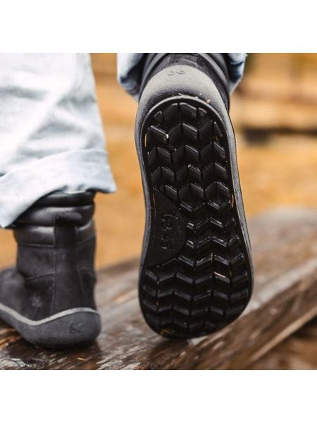 BE LENAKA NEVADA NEO All Black | Barefoot Knöchelschuhe