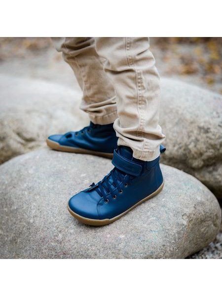 CRAVE WINFIELD Dark Blue | Children's Winter Insulated Barefoot Boots