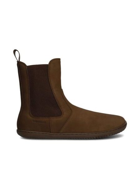 GROUNDIES CAMDEN Chocolate | Insulated Barefoot Chelsea Boots