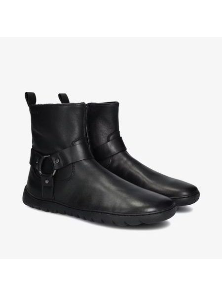 GROUNDIES PHOENIX 2.0 Black | Damen Barefoot Stiefeletten