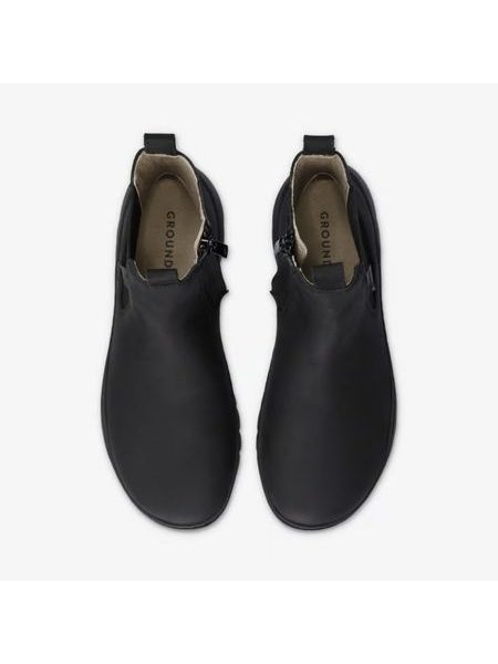 GROUNDIES EVERYDAY CHELSEA 2.0 Black | Damen Barfuß Chelsea